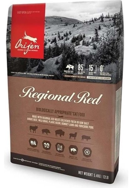 Regional Red Tahılsız Sığır Etli Yavru Yetişkin Kedi Maması 5,4 kg - 064992282547 - Petshopundan
