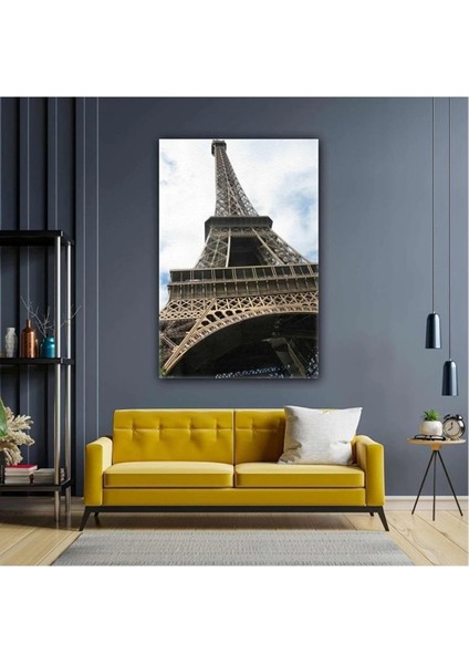 Kanvas Tablo Paris Eyfel Kulesi Dekoratif Şehir City Manzara Kanvas Tablo ART0050 70 x 100