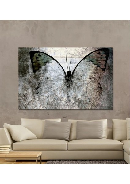 Kanvas Tablo Kelebek Dekoratif Kanvas Tablo 70 x 100