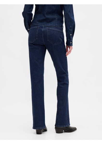 Kadın Lacivert Low Rise Long & Lean Jean Pantolon indirimleri