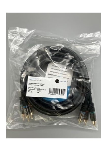 – 2m – Bileşen Kablosu, Cinch, Rgb/yuv (Koaksiyel Kablo, 3× Rca Fişi – 3 × Rca Fişi, Full Hd Görüntü Aktarımı Için Bileşen Kablosu, Video/hdtv, Siyah) modelleri