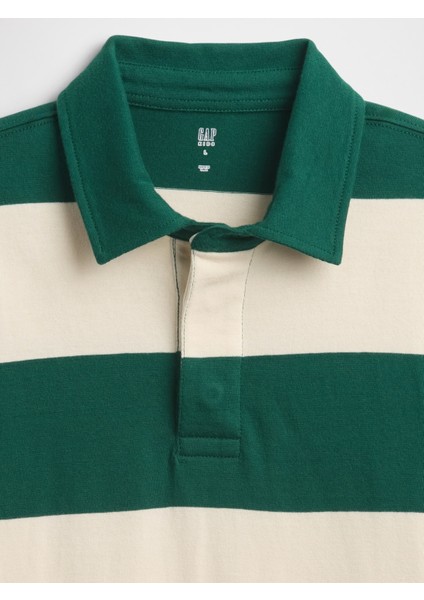 Erkek Çocuk Koyu Yeşil Rugby Polo T-Shirt fiyatları
