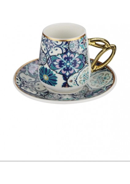 Paçi Etnik 6'lı Porselen Kahve Fincanı ROYALEKS-P-POR-101736