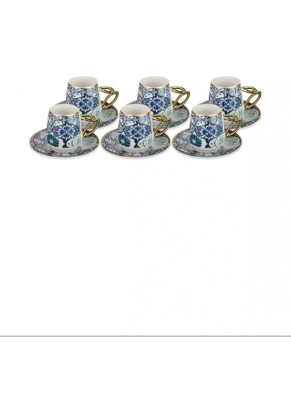 Paçi Etnik 6'lı Porselen Kahve Fincanı ROYALEKS-P-POR-101736 fiyatları