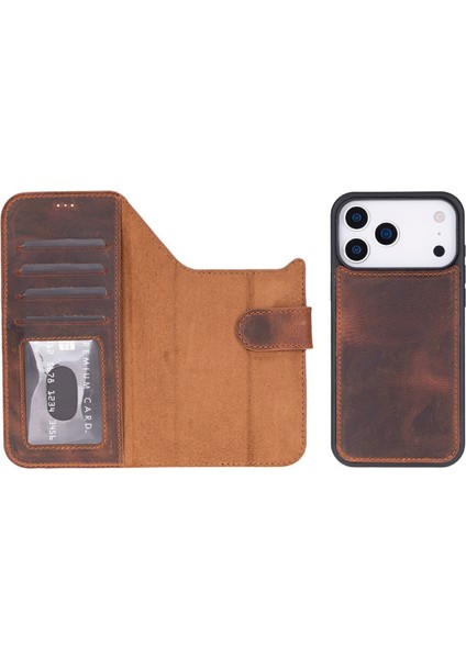 Apple iPhone 17 Pro Max Uyumlu Kişiselleştirilebilir Hakiki Deri Telefon Kılıfı indirimleri