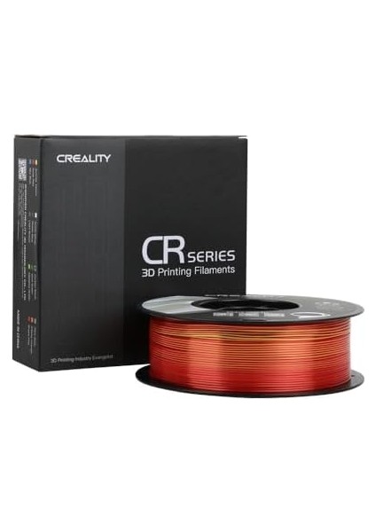 Cr-Sılk Pla Filament -Kırmızı Çift Renk 1.75MM 1kg modelleri