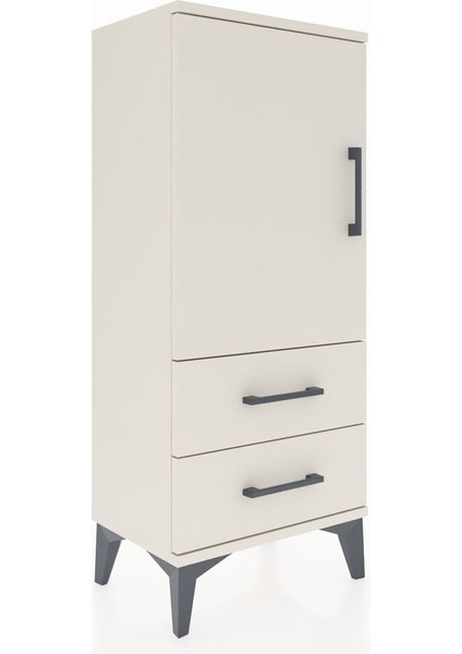 Arges Komodin 2 Raflı 2 Çekmeceli Tek Kapaklı 44X30X106 Aytaşı-Aytaşı fiyatları