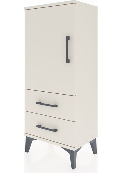 Arges Komodin 2 Raflı 2 Çekmeceli Tek Kapaklı 44X30X106 Aytaşı-Aytaşı modelleri