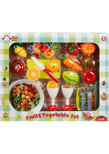 Tahtalı Meyve ve Sebze Oyun Seti