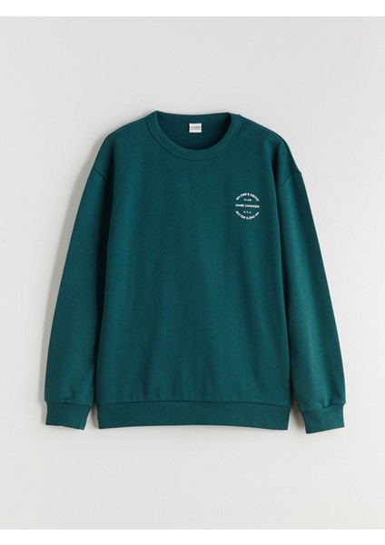 Yeni Sezon Bisiklet Yaka Erkek Çocuk Sweatshirt