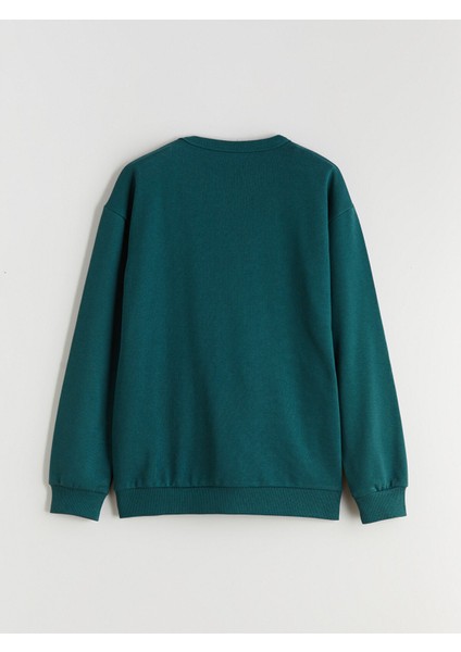 Yeni Sezon Bisiklet Yaka Erkek Çocuk Sweatshirt modelleri