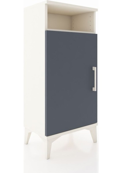 Arges Komodin 3 Raflı Tek Kapaklı 44X30X96 Aytaşı-Antrasit fiyatları