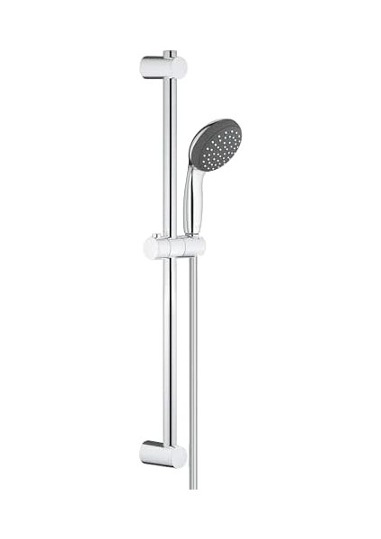 Start 100 Sürgülü Duş Seti, 600 mm Sürgülü Ray, 100 mm El Duşu 1 Akışlı, 1750MM Duş Hortumu, Düşmeye Dayanıklı, Su Tasarruflu, Kireç Önleyici Sistem, Duş Başlığı, Krom, 27942000 fiyatları