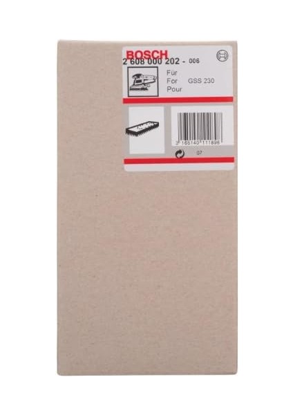 Professional Gss 230 A ve Gss 230 Ae Titreşimli Zımpara Makinesi Için Zımpara Plakası ( ) modelleri