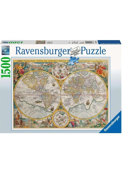 1500P Puzzle Tarihi Harita, Yapboz
