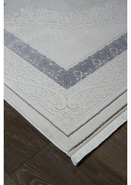 Recas Çerçeveli Krem Akrilik Makine Halısı fiyatları