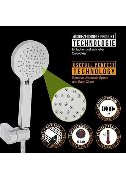 Bagno Smile El Duşu Set 2 Parça - Duş Başlığı - Spiral Hortumu Set fiyatları