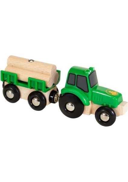 World 33799 – Traktör, Ahşap Kolye Uçlu, Renkli