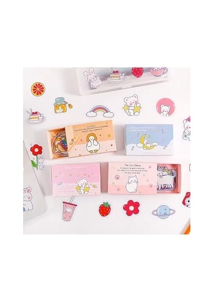 Sevimli Kedi Temalı 40 Adet Pet Seti • Bullet Journal fiyatları