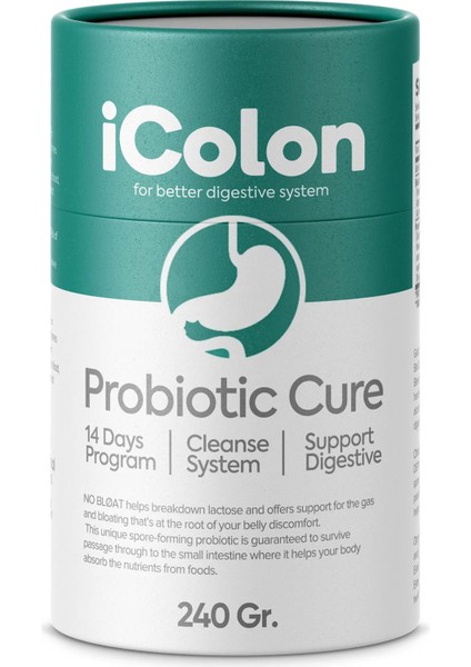 Icolon Prebiyotik Bağırsak Kürü 240 gr Probiotic Cure fiyatları