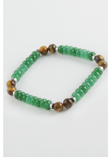 Yeşim Kaplangözü Doğaltaş Bileklik