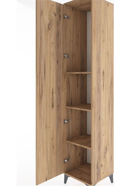 Hyperion Dolap 3 Raflı Tek Kapaklı 44X44X221 Çam-Çam indirimleri