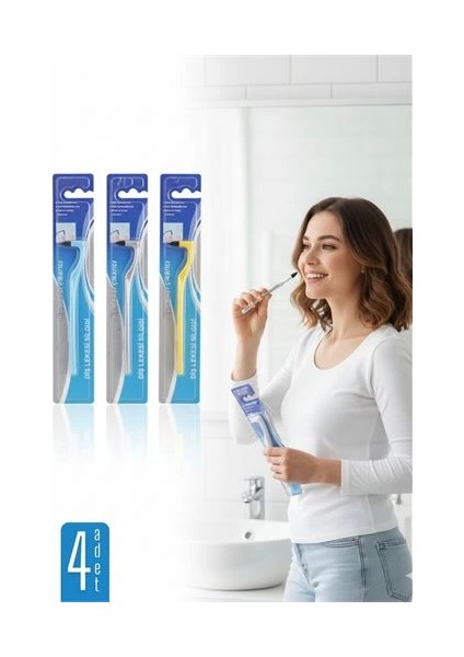 Bfs 4 Lü Diş Taşı Temizleyici Diş Beyazlatıcı ve Diş Silgisi Aile Paketi