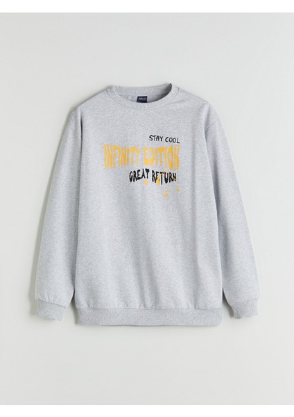 Yeni Sezon Bisiklet Yaka Erkek Çocuk Sweatshirt