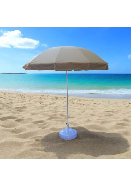 Zeycamping Mega Boy Kafe Bahçe Teras Plaj 220CM Şemsiye (Bidon Dahil )