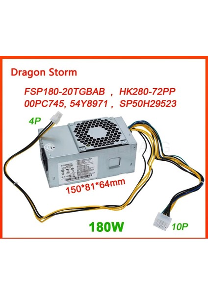 PA-2181-2 HK280-72PP PCG010 FSP180-20TGBAB 10-Pin Power Supply Refrubished