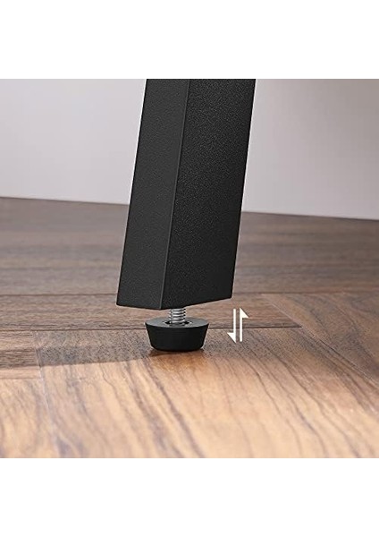 Komodin, Komodin, Yan Sehpa, Açık Bölmeli Istiflenebilir Komodin, Ahşap Görünüm, Vurgulu Mobilya, Metal Ayaklar, Sağlam, Endüstriyel Tasarım, -Siyah LET54X fiyatları