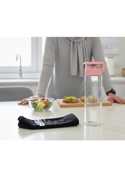 Kılıflı 550 cc Cam Motivasyon Sporcu ve Diyet Matarası – Sağlıklı ve Şık Tasarım | Yerli Üretim fiyatları