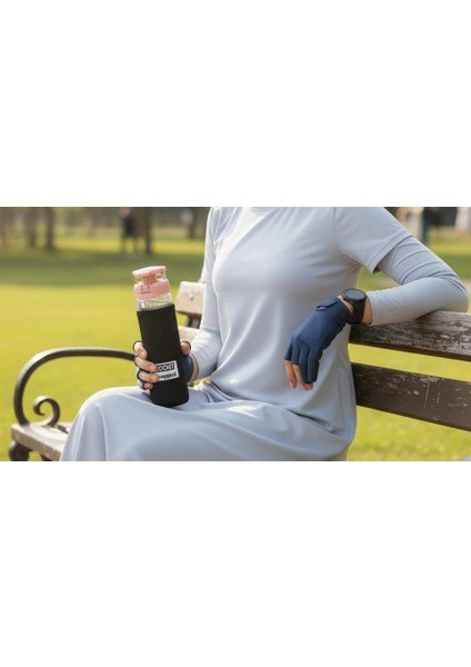 Kılıflı 550 cc Cam Motivasyon Sporcu ve Diyet Matarası – Sağlıklı ve Şık Tasarım | Yerli Üretim modelleri