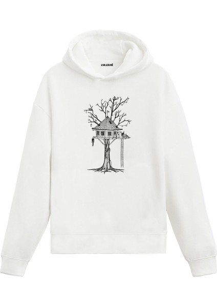 Ağaç Ev Hayali Tasarım Hoodie