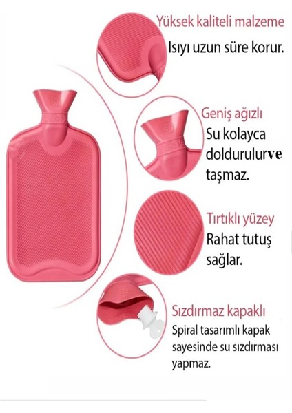 Sıcak Su Torbası 1 Adet 2 Litre Renkli Polar Yıkanabilir Kılıflı Su Torbası Karın Bel Ayak Ağrı Kauçuk Sevimli indirimleri