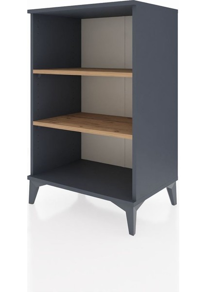 Hyperion Komodin 2 Raflı 60X44X96 Antrasit-Çam fırsatları