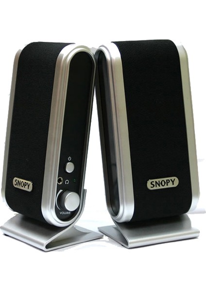 Snopy SN-820 1+1 0.13W Rms Gümüş-Siyah Speaker
