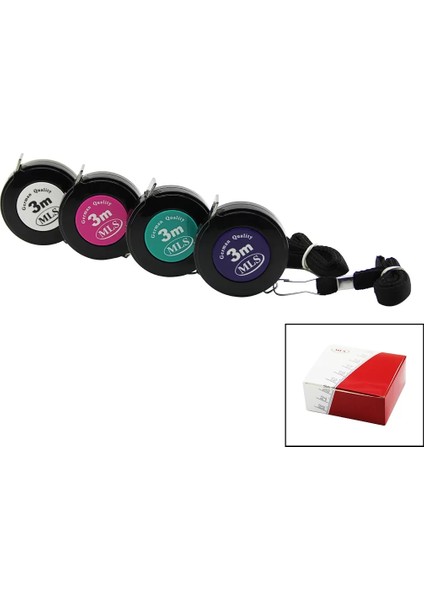 Otomatik - Frenli 3mt Mezro Mezura Boyun Askı Ipli (4172)