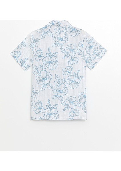 Yeni Sezon Desenli Kısa Kollu Erkek Çocuk Gömlek fiyatları