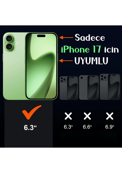 iPhone 17 - Hayalet Ekran Koruyucu Gerçek 23° Temperli Cam, (Otomatik Takma Aparatlı) Full Cam