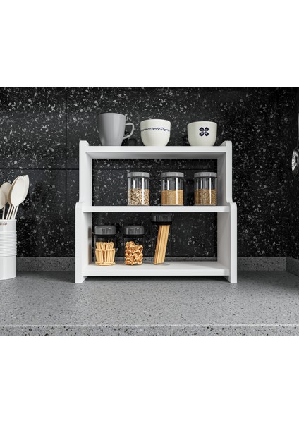 Mutfak Tezgah Üstü Organizer 3 Raflı Baharatlık Mutfak Banyo Düzenleyici fiyatları