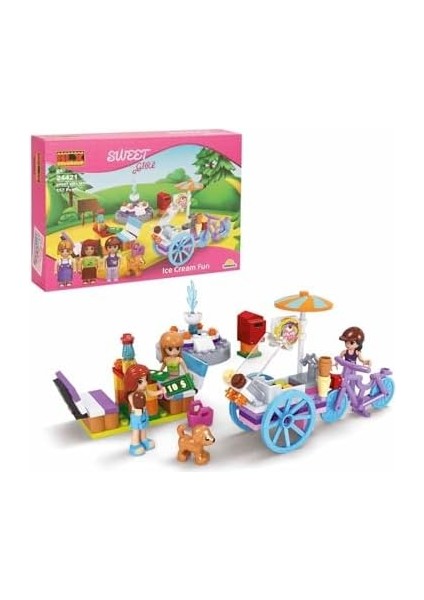 24421 Sun Blx-Tatlı Kız Set Dondurma Eğlencesi 140 Parça modelleri