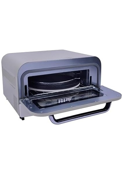 Gem Retro Pizza & Air Fryer Fırın – 2000 W, 16 Program, Pizza Taşı Dahil modelleri