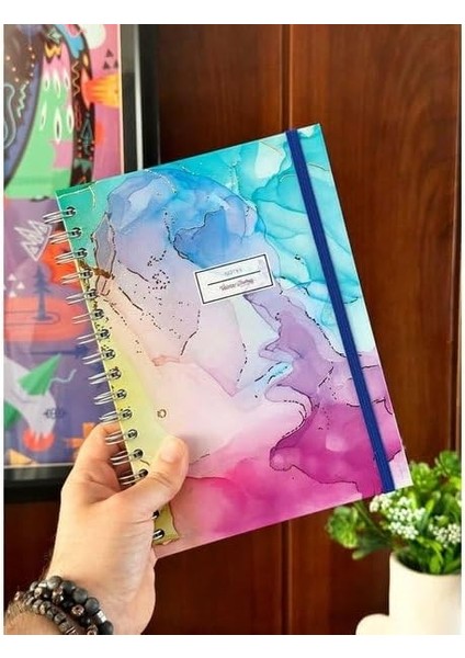 Journals Sert Kapaki Spiralli Defter 17X24 cm 90 Gr. 96 Yp.çizgili