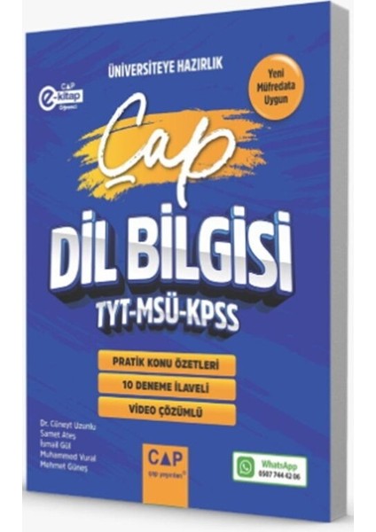 Tyt Msü Kpss Dil Bilgisi Pratik Konu Özetleri Deneme Ilaveli Çap Yayınları