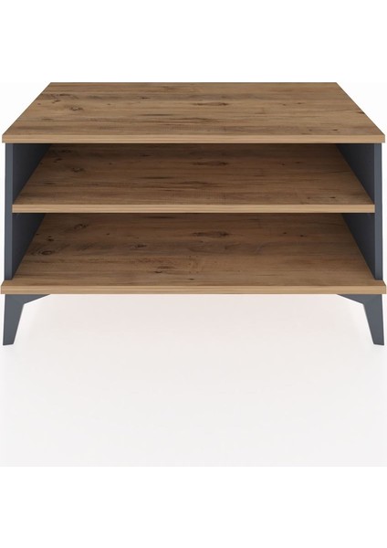 Hyperion Şifonyer Tek Raflı 88X44X48 Antrasit-Çam