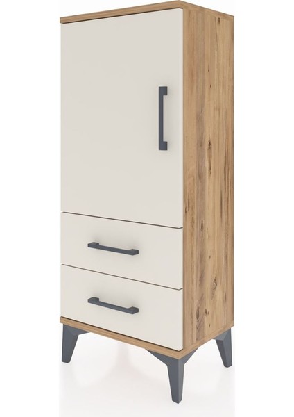 Arges Komodin 2 Raflı 2 Çekmeceli Tek Kapaklı 44X30X106 Çam-Aytaşı modelleri
