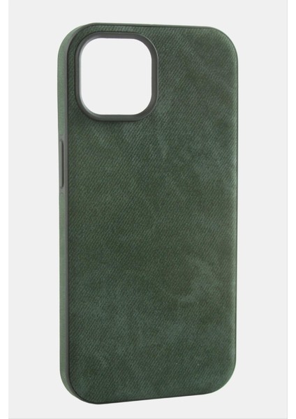 iPhone 15 Pro Nubuk Lüx Velvet Silikon Kılıf