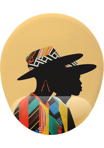 Fikirler African People Bilek Destekli Mouse Pad