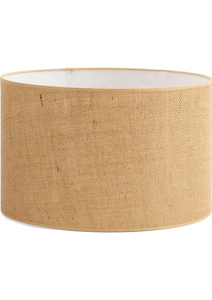 cm Jüt Kumaş Silindir Lambader Başlığı, Başlığı, Sarkıt Avize Başlığı 30CMX21CM